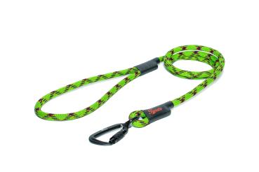 klassische Hundeleine TWIST - L - 145cm - grüner Python